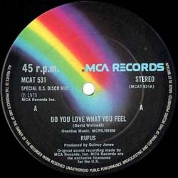 画像3: RUFUS & CHAKA / DO YOU LOVE WHAT YOU FEEL (英原盤/青ジャケMIX) [◎中古レア盤◎激レア！最強の青ジャケ原盤！超人気REMIX版！]