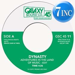 画像1: DYNASTY / ADVENTURES IN LAND OF MUSIC (7インチ/EDIT MIX) [■廃盤■激レア！本物の原盤7"！なんと新品！幻のエディット！]