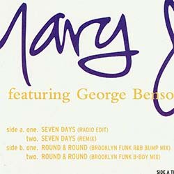 画像2: MARY J. BLIGE / SEVEN DAYS & ROUND & ROUND (英原盤/全2曲) [◎中古レア盤◎お宝！英国版ジャケ！哀愁メロウ！]