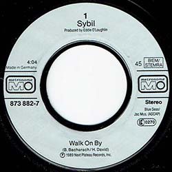 画像2: SYBIL / WALK ON BY + 1曲 (7インチ) [◎中古レア盤◎お宝！美Aランク盤！オランダ版別ジャケ7"！]