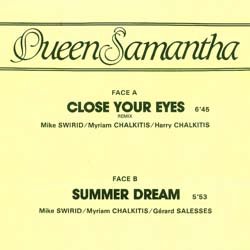 画像2: QUEEN SAMANTHA / CLOSE YOUR EYES (仏原盤/REMIX) [◎中古レア盤◎激レア！究極のお宝！フランス版ジャケ！瞳にファンタジー！]