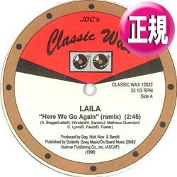 画像1: LAILA & SHADES / HERE WE GO AGAIN (REMIX/全2曲) [◎中古レア盤◎お宝！好音質シリーズ！豪華2曲！]