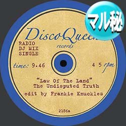 画像1: THE UNDISPUTED TRUTH / LAW OF THE LAND (フランキーEDIT/全2曲) [■廃盤■超希少音源！秘蔵エディット発掘！]