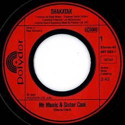 画像4: SHAKATAK / MR. MANIC & SISTER COOL (7インチMIX) [◎中古レア盤◎お宝！美盤！お探しの7インチMIX！即戦力！]