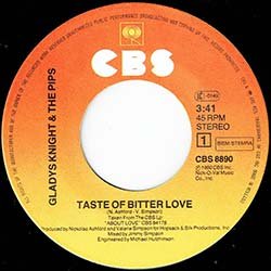 画像2: GLADYS KNIGHT & THE PIPS / TASTE OF BITTER LOVE (7インチMIX) [◎中古レア盤◎お宝！極上ダンクラ！オランダ版7"MIX！]