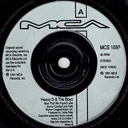 画像3: HEAVY D & THE BOYZ / NOW THAT WE FOUND LOVE (7インチ) [◎中古レア盤◎お宝！滅多に無い「緑色ジャケ」！]