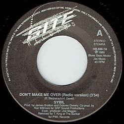 画像3: SYBIL / DON'T MAKE ME OVER (7インチ) [◎中古レア盤◎お宝！別ジャケのオランダ版7"！B面にレアカバー！]