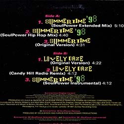 画像2: JAZZY JEFF & FRESH PRINCE / SUMMERTIME'98 & LOVELY DAZE (USプロモ/全2曲) [◎中古レア盤◎激レア！美品！非売品ジャケ付！]