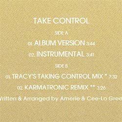 画像2: AMERIE / TAKE CONTROL (原盤/REMIX) [◎中古レア盤◎お宝！欧州ジャケ！R&Bハウス入り！]