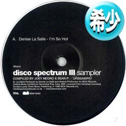 画像1: DENISE LaSALLE & MANDRE / I'M SO HOT (12"MIX/全2曲) [◎中古レア盤◎お宝！音圧最強！超豪華2曲！少量生産1面使用版！]