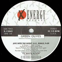 画像3: GREEN OLIVES / JIVE INTO THE NIGHT (伊原盤/REMIX) [◎中古レア盤◎お宝！イタリア原盤！NEWミックス版！]