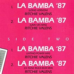 画像2: RITCHIE VALENS / ラ・バンバ (米原盤/87年MIX) [◎中古レア盤◎お宝！ジャケ付原盤！87年MIX！CMソング！]