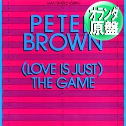 画像1: PETER BROWN / THE GAME (和蘭原盤/12"MIX) [◎中古レア盤◎超レア！オランダ版ジャケ！インスト入り！]