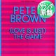 PETER BROWN / THE GAME (和蘭原盤/12"MIX) [◎中古レア盤◎超レア！オランダ版ジャケ！インスト入り！]