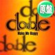 DOUBLE / MAKE ME HAPPY (原盤/REMIX) [◎中古レア盤◎お宝！ジャケ付原盤！人気ジャパニーズ！]