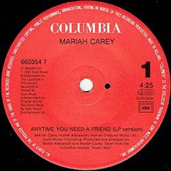 画像4: MARIAH CAREY / ANYTIME YOU NEED A FRIEND (7インチ) [◎中古レア盤◎お宝！美品！オランダ版ジャケ7"！CM曲！]