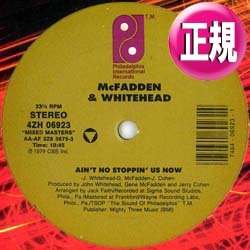 画像1: McFADDEN & WHITEHEAD & JONES GIRLS / AIN'T NO STOPPIN' US NOW (全2曲) [◎中古レア盤◎お宝！高音質版12"！豪華2曲！]