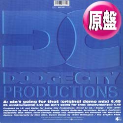 画像1: DODGE CITY PRODUCTIONS / AIN'T GOING FOR THAT (英原盤/デモMIX) [◎中古レア盤◎お宝！英国のみ！「HEY MR.DJ」使いJAZZY！]