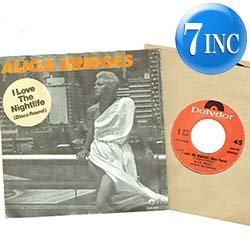 画像1: ALICIA BRIDGES / I LOVE THE NIGHTLIFE (7インチMIX) [◎中古レア盤◎お宝！オランダ版ジャケ！7"MIX！]