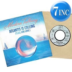 画像1: MODERN TALKING / ATLANTIS IS CALLING (7インチ) [◎中古レア盤◎お宝！ドイツ版ジャケ7"！現場向き3分52秒MIX！]