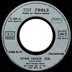 画像3: THE FOOLS / PSYCHO CHICKEN (7インチ) [◎中古レア盤◎激レア！別ジャケ！フランス版！サイコチキン！］