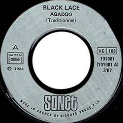 画像4: BLACK LACE / AGADOO (7インチ) [◎中古レア盤◎お宝！フランス版の別ジャケ！必殺"竹の子"特大ヒット！]