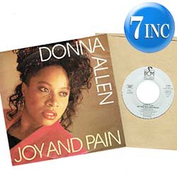 画像1: DONNA ALLEN / JOY AND PAIN (7インチMIX) [◎中古レア盤◎お宝！美A級盤！ドイツ版ジャケ！哀愁80'sアーバン！7"MIX！]