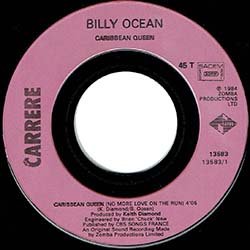 画像3: BILLY OCEAN / CARIBBEAN QUEEN (7インチMIX) [◎中古レア盤◎お宝！美A級品！珍しいフランス版7"MIX！]