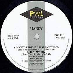 画像3: MANDY / キスまで待てない (英原盤/全3曲) [◎中古レア盤◎希少！お探しの「COOL & BREEZY JAZZ MIX」！]