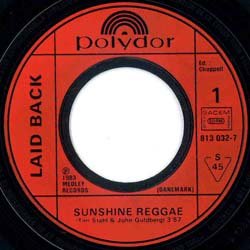 画像3: LAID BACK / SUNSHINE REGGAE (7インチMIX) [◎中古レア盤◎激レア！美品盤！別タイプのフランス版ジャケ！7"MIX！]