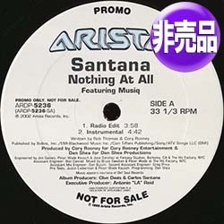 画像1: SANTANA & MUSIQ / NOTHING AT ALL (非売品/4VER) [◎中古レア盤◎極少配布！アメプロのみ！哀愁サンタナ！]