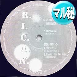 画像1: R.I.C.A.N. / IMPROVISE (マル秘MIX) [◎中古レア盤◎お宝！少量生産！「恋は水色」使い！マル秘MIX！]