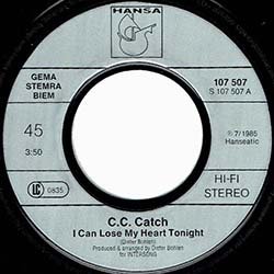 画像2: C.C.CATCH / 哀しみトゥナイト (7インチMIX) [◎中古レア盤◎お宝！西ドイツ版ジャケ7"MIX！女性哀愁ハイエナ最高峰！]