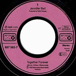 画像3: JENNIFER BELL / TOGETHER FOREVER (7インチMIX) [◎中古レア盤◎お宝！ドイツ版ジャケ7"MIX！女性版がコレ！]