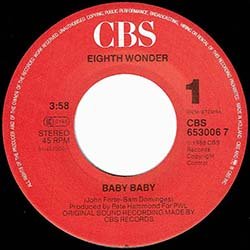 画像3: EIGHTH WONDER / BABY BABY (7インチ) [◎中古レア盤◎お宝！オランダ版ジャケ7"！"CROSS MY HEART"とコレ！]