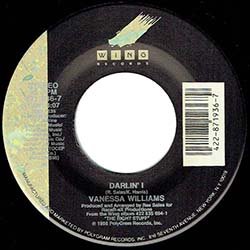 画像4: VANESSA WILLIAMS / DARLIN' I (7インチ) [◎中古レア盤◎貴重な美品！US版ジャケ7"！極上ラブ・バラード！]