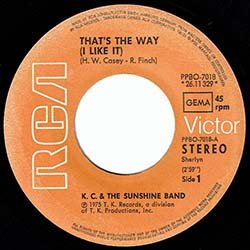 画像3: K.C. & THE SUNSHINE BAND / THAT'S THE WAY (7インチMIX) [◎中古レア盤◎お宝！別タイプのドイツ版ジャケ7"MIX！]