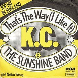 画像2: K.C. & THE SUNSHINE BAND / THAT'S THE WAY (7インチMIX) [◎中古レア盤◎お宝！別タイプのドイツ版ジャケ7"MIX！]