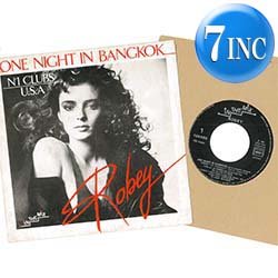 画像1: ROBEY / ONE NIGHT IN BANGKOK (7インチMIX) [◎中古レア盤◎激レア！美A級品！希少なフランス版ジャケ7"MIX！]