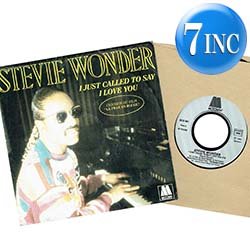 画像1: STEVIE WONDER / I JUST CALLED TO SAY I LOVE YOU (7インチMIX) [◎中古レア盤◎お宝！フランス版ジャケ！7”MIX + インスト！]