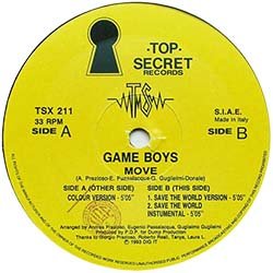 画像2: GAME BOYS / MOVE (伊原盤/3VER) [◎中古レア盤◎コレはイタリア初回原盤！貴重音源！盛上げユーロ定番！]