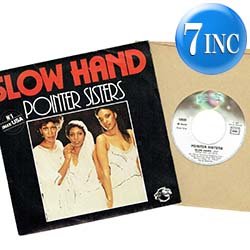 画像1: POINTER SISTERS / SLOW HAND (7インチ) [◎中古レア盤◎お宝！フランス版ジャケ7"！LP未収録のB面も人気！]