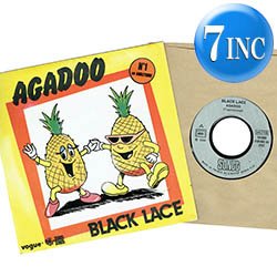 画像1: BLACK LACE / AGADOO (7インチ) [◎中古レア盤◎お宝！フランス版の別ジャケ！必殺"竹の子"特大ヒット！]