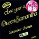 QUEEN SAMANTHA / CLOSE YOUR EYES (仏原盤/REMIX) [◎中古レア盤◎激レア！究極のお宝！フランス版ジャケ！瞳にファンタジー！]