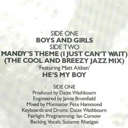 画像2: MANDY / キスまで待てない (英原盤/全3曲) [◎中古レア盤◎希少！お探しの「COOL & BREEZY JAZZ MIX」！]