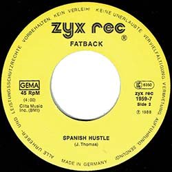 画像3: FATBACK BAND & JIGSAW / SPANISH HUSTLE & SKY HIGH (7インチMIX) [◎中古レア盤◎お宝！なんと新品！コレは凄い！ドイツ版7"MIX！]