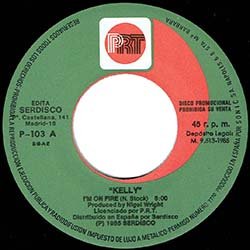 画像3: KELLY MARIE / I'M ON FIRE (7インチ) [◎中古レア盤◎激レア！スペイン版非売品7"！別ジャケ + ロングMIX！]