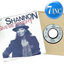 画像1: SHANNON / GIVE ME TONIGHT (7インチMIX) [◎中古レア盤◎お宝！西ドイツ版ジャケ！7"MIX + インスト！]