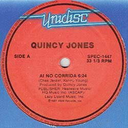 画像2: CHAS JANKEL & QUINCY JONES / GLAD TO KNOW YOU & 愛のコリーダ (12"MIX/全2曲) [◎中古レア盤◎激レア！奇跡の未開封！珍しい初期版！豪華2曲！]