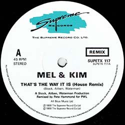画像5: MEL & KIM / THAT'S THE WAY IT IS (英原盤/REMIX) [◎中古レア盤◎お宝！ポスター付！美A級品！内容違いREMIX版！]